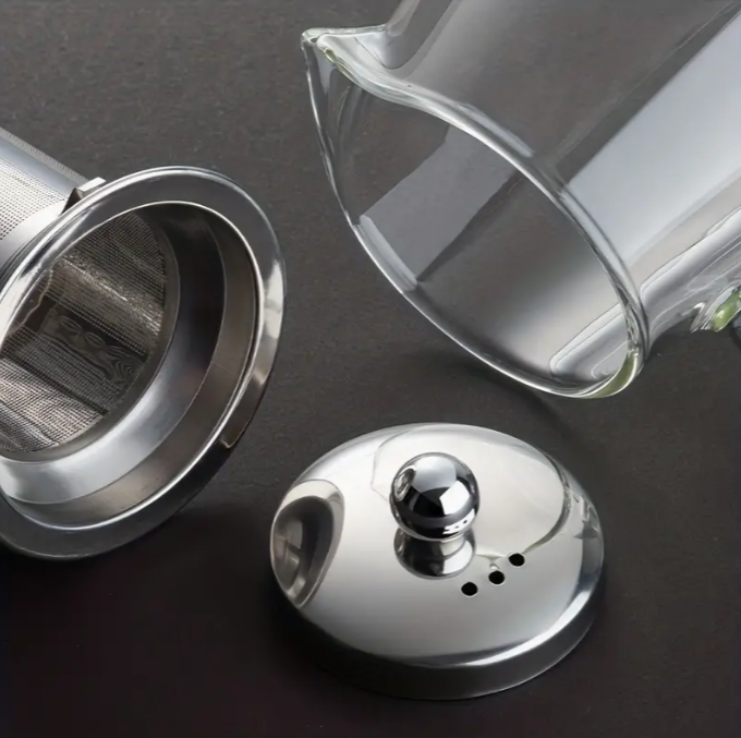 Théière en verre épaissi